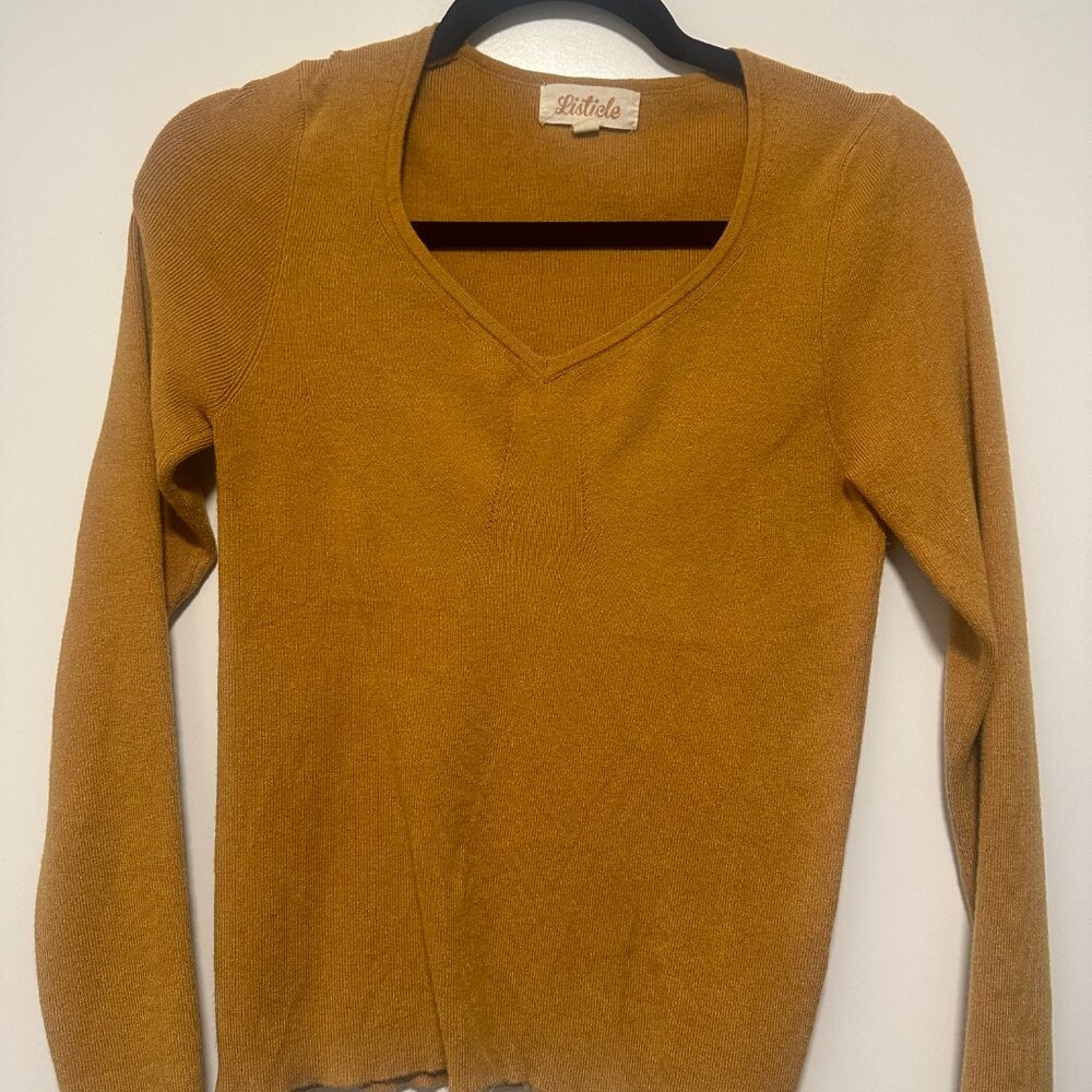 Listicle sweater